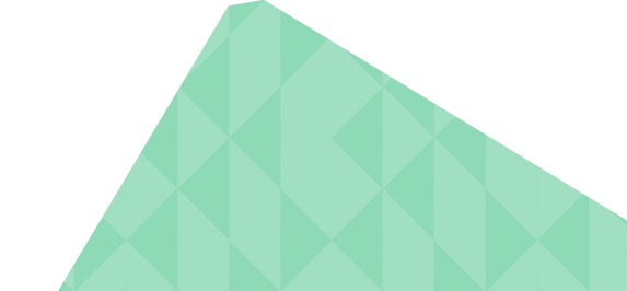 Grafismo com triangulos verdes